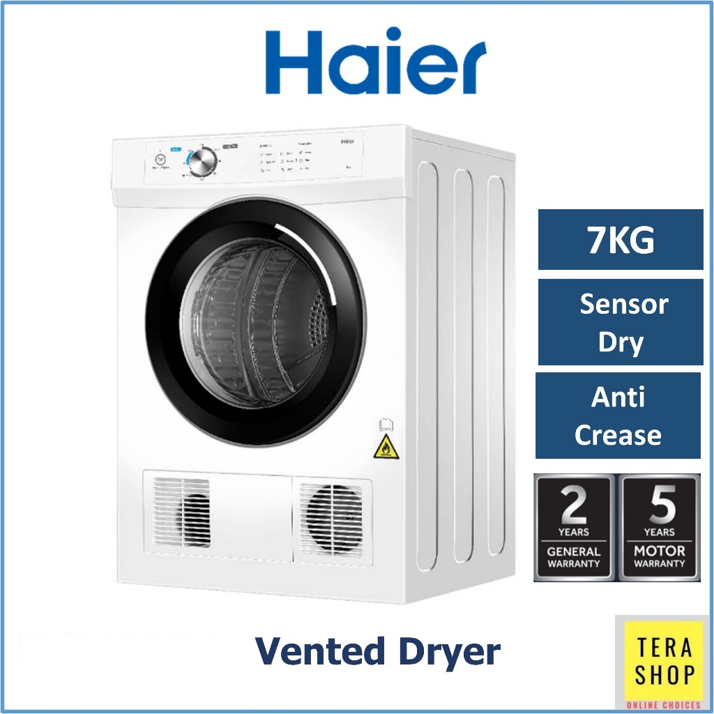 Haier HDV70A1 7KG Vented Dryer Machine Clothes Laundry Dryer Mesin Pengering Baju 干衣机