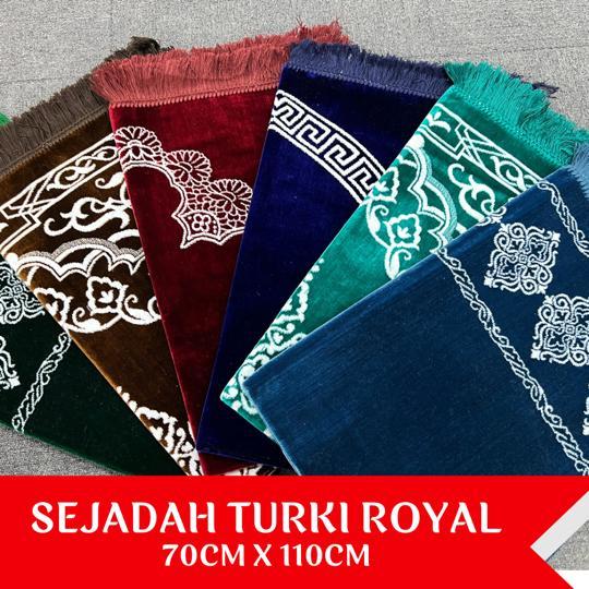 SEJADAH TURKI ROYAL 70X110/Original BUATAN TURKEY/Hadiah Perkahwinan/Sejadah Turki Ekslusif/Sejadah Lembut