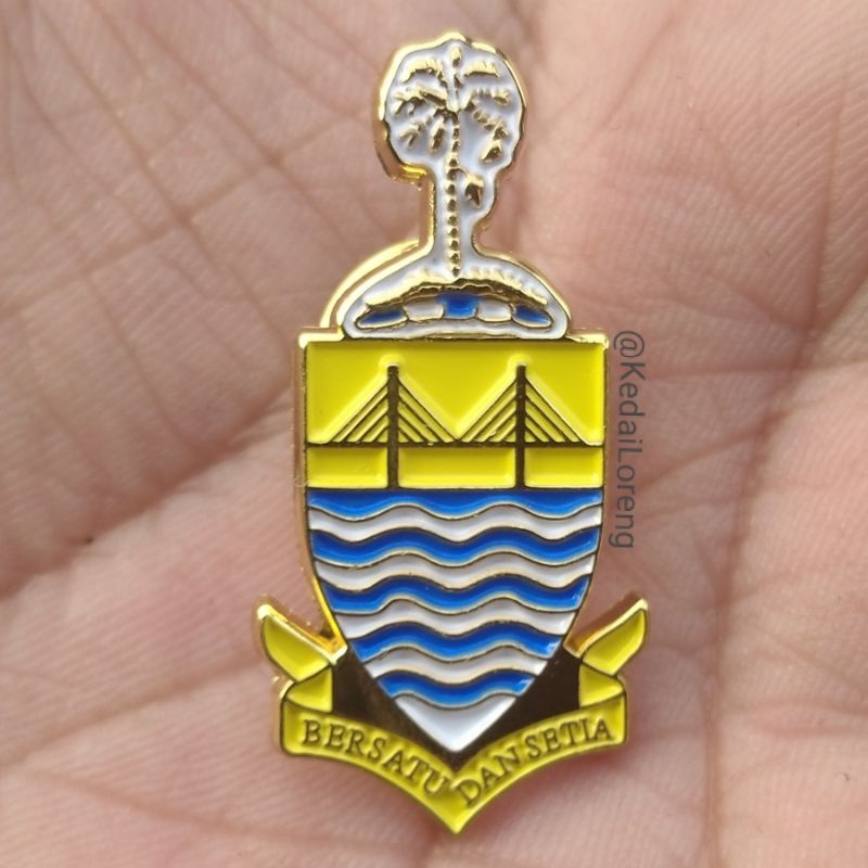 !!! D00015 Pin Metal Enamel 3D PULAU PINANG