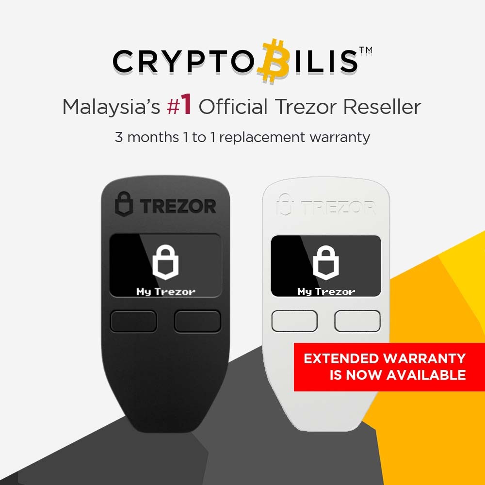 Trezor One - Authorized Reseller (CryptoBilis) Bitcoin, NFT & Cryptocurrency Hardware Wallet