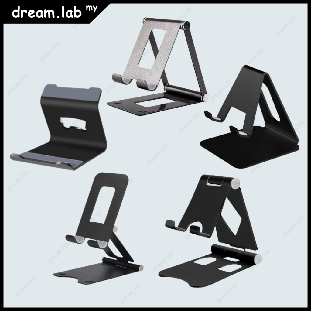 Universal Aluminum Alloy Metal Tablet Stand Foldable Desktop Tablet Holder Stand Metal Phone Holder Tablet