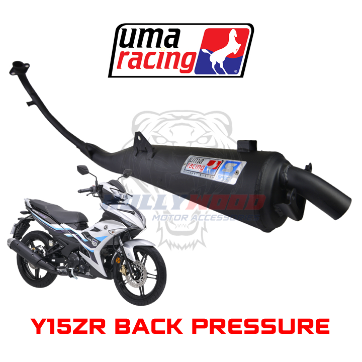 EXHAUST UMA RACING BACK PRESSURE TRU PRESSURE FOR YAMAHA Y15 Y15ZR UMA RACING PLUG COIL