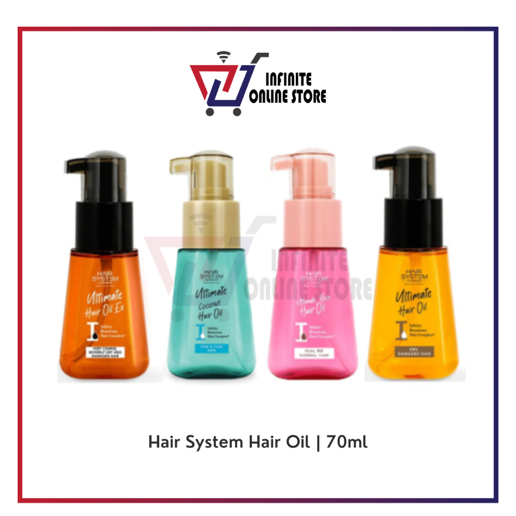 HAIR SYSTEM BY WATSONS Ultimate Hair Oil (70ml) (Smoothness / Anti-Frizz / Deep Moisturising / Shine)