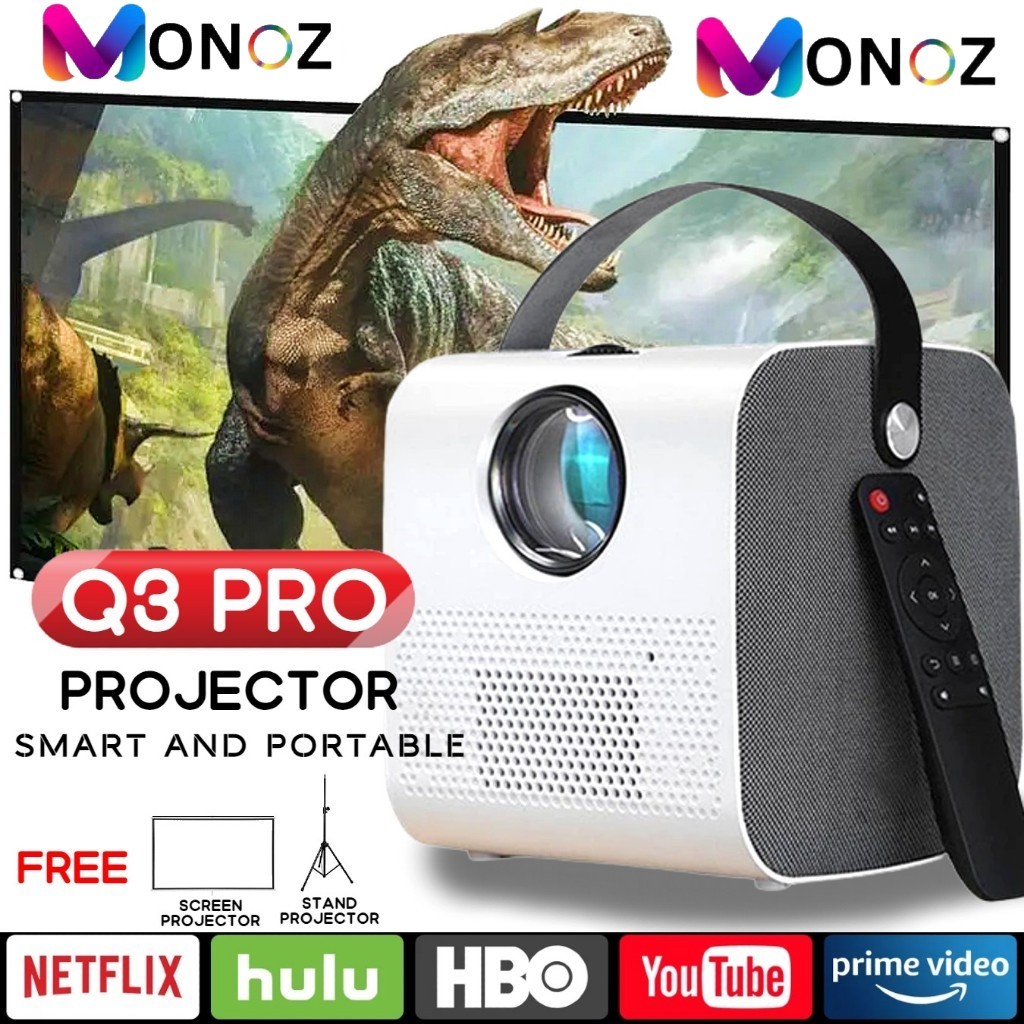 Smart Projector Q3 Pro HD 1080P 4K WIFI Home Projector home theater Projektor cinema