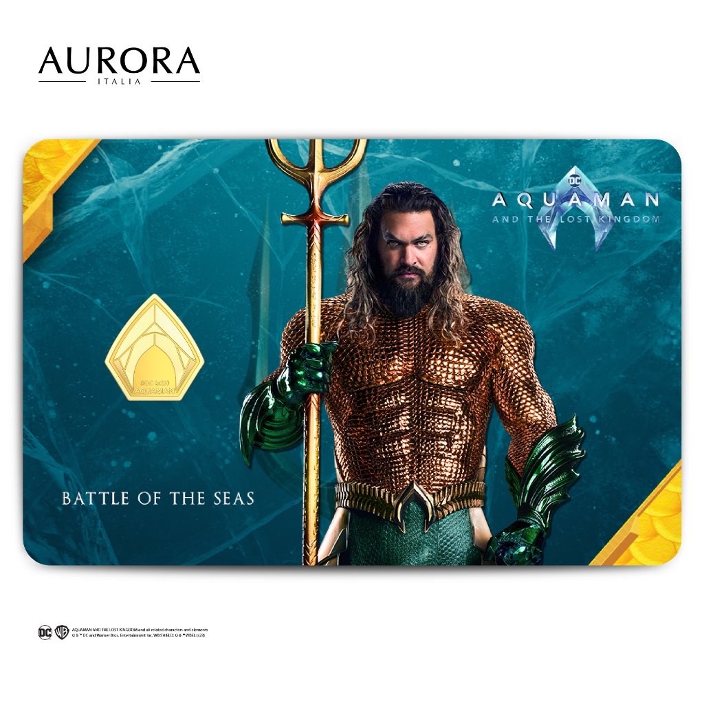 WARNER BROS X Aurora Italia (1g) 999.9 Aquaman II Limited Edition Gold&hellip;