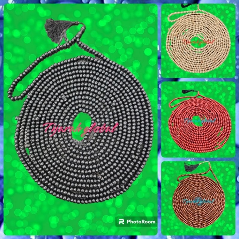 TASBIH KAYU KOKKUN PREMIUM 4 WARNA 500 biji Dan 1000 biji