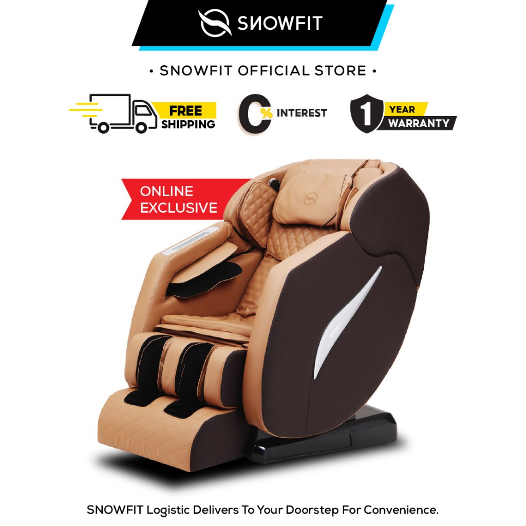 [ONLINE EXCLUSIVE] SNOWFIT Oasis Full Body Multifunctional Smart Massage Chair