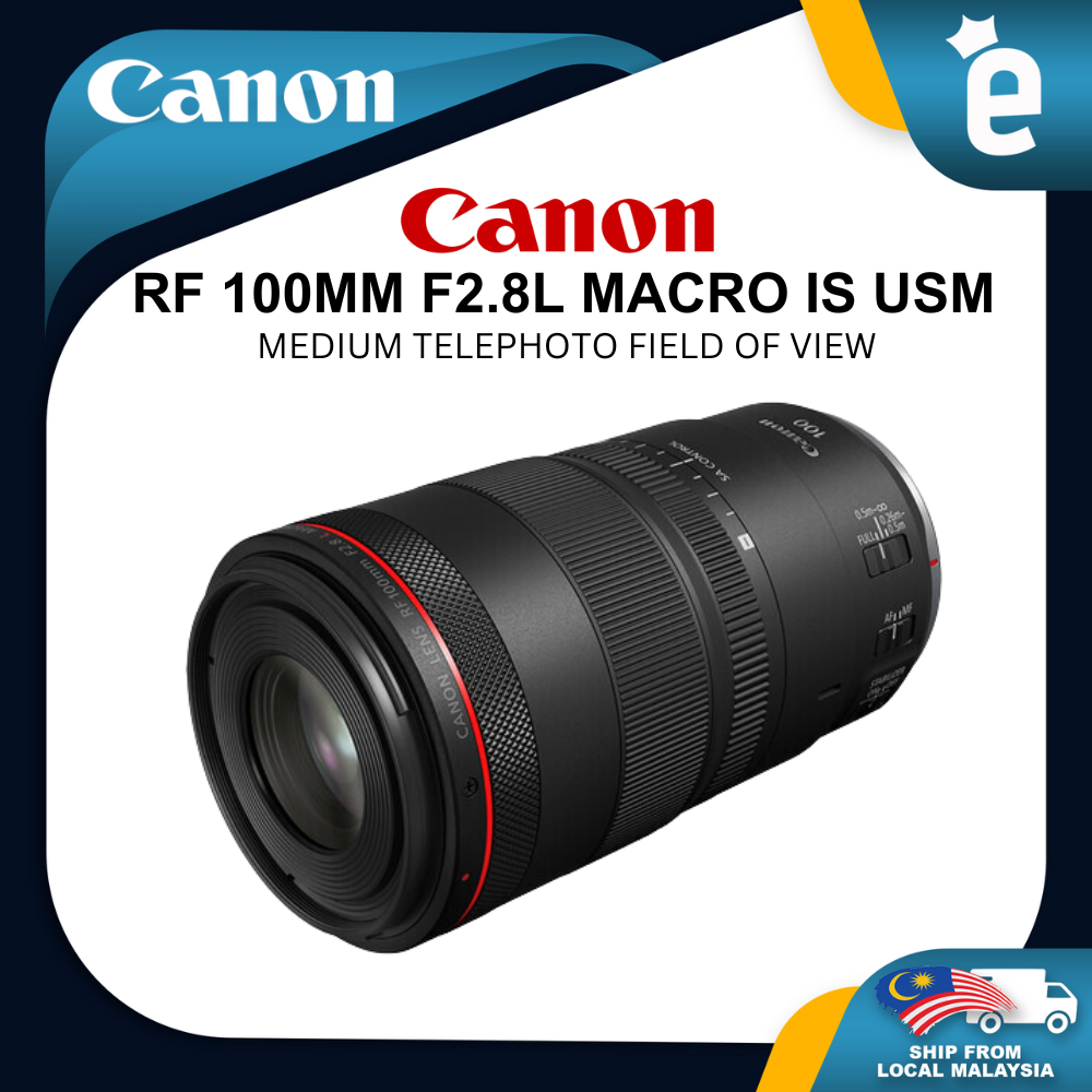 Canon RF 100mm f2.8 L Macro IS USM Lens (ORIGINAL CANON WARRANTY)