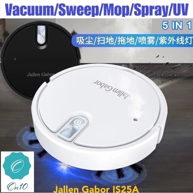 Jallen Gabor Robot Vacuum IS25 (3in1) / IS25A (5in1) Intelligent Vacuum Cleaner Smart Sweep Mop