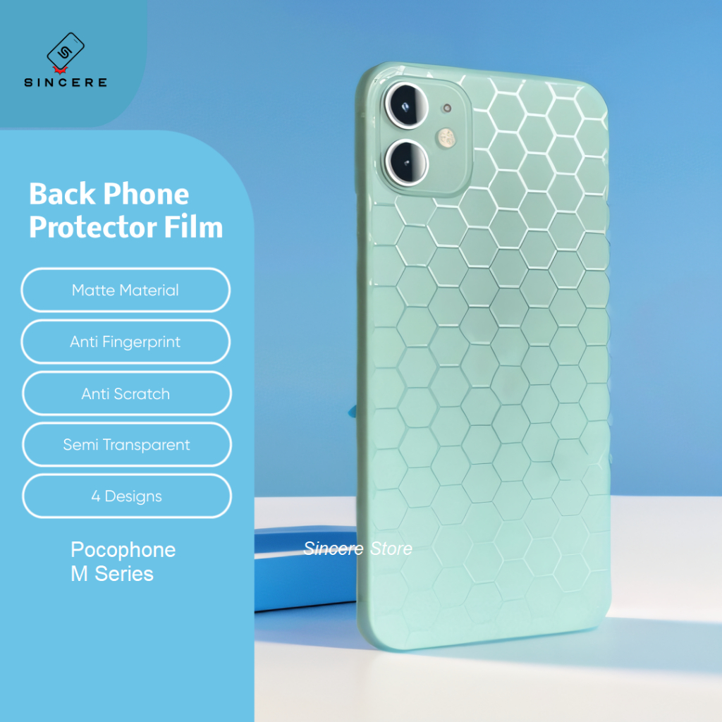 Back Skin Protector Film For Pocophone M3 Pro 5G M4 M5 M5S M6 Poco Matte Sticker Hydrogel Transparent Star Not Glass