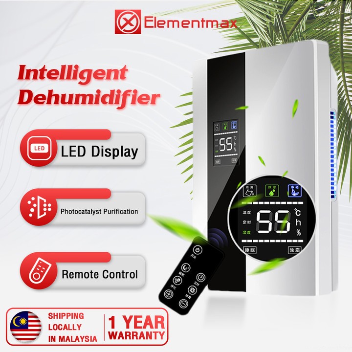 Air Dehumidifier LED Display with Remote Control Super dehumidification and purification Household Dehumidifier除濕器