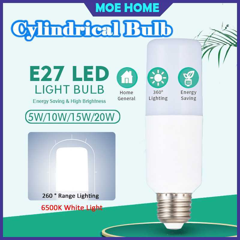 E27 LED Stick Bulb 5W 10W 15W 20W LED Light Bulb Energy-Saving Light Bulb LED Downlight Light Bulb Mentol Led Rumah 燈泡