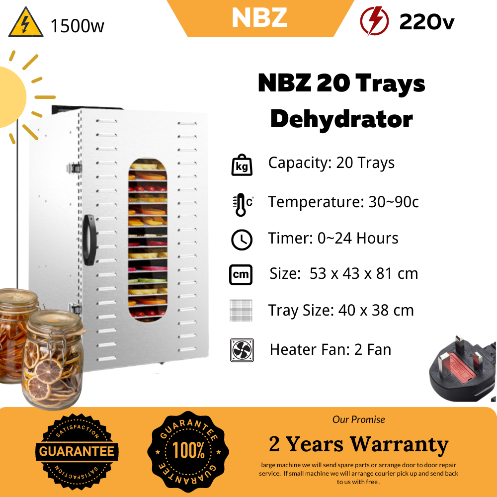 NBZ 20 22 Trays Dehydrator Machine Food Dehydrator Machine food dryer dehydrator dehydrated Mesin pengering makanan 风干机