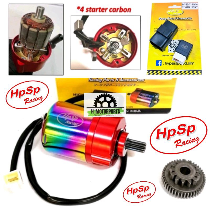 HPSP RACING Starter Motor LC135 Y15ZR One Way Comp Relay Starter Gear Clutch TOBAKI 6BALL ONE WAY OUTER ASSY TAIKOM 5S