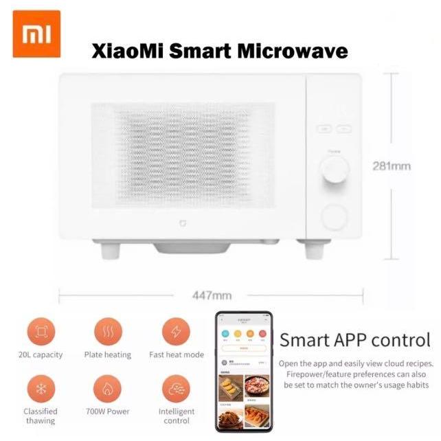 Xiaomi Mijia Smart Microwave App Control 20L Capasity Rapid Heating Stove Microwave Oven