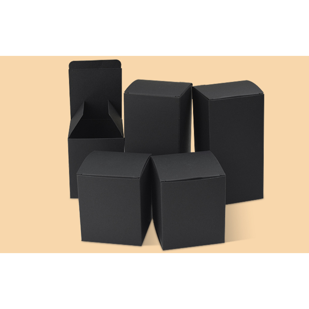 Paper Box Black Box termurah wholesale borong Candle perfume gas/ Gift box craft packing kotak Hitam