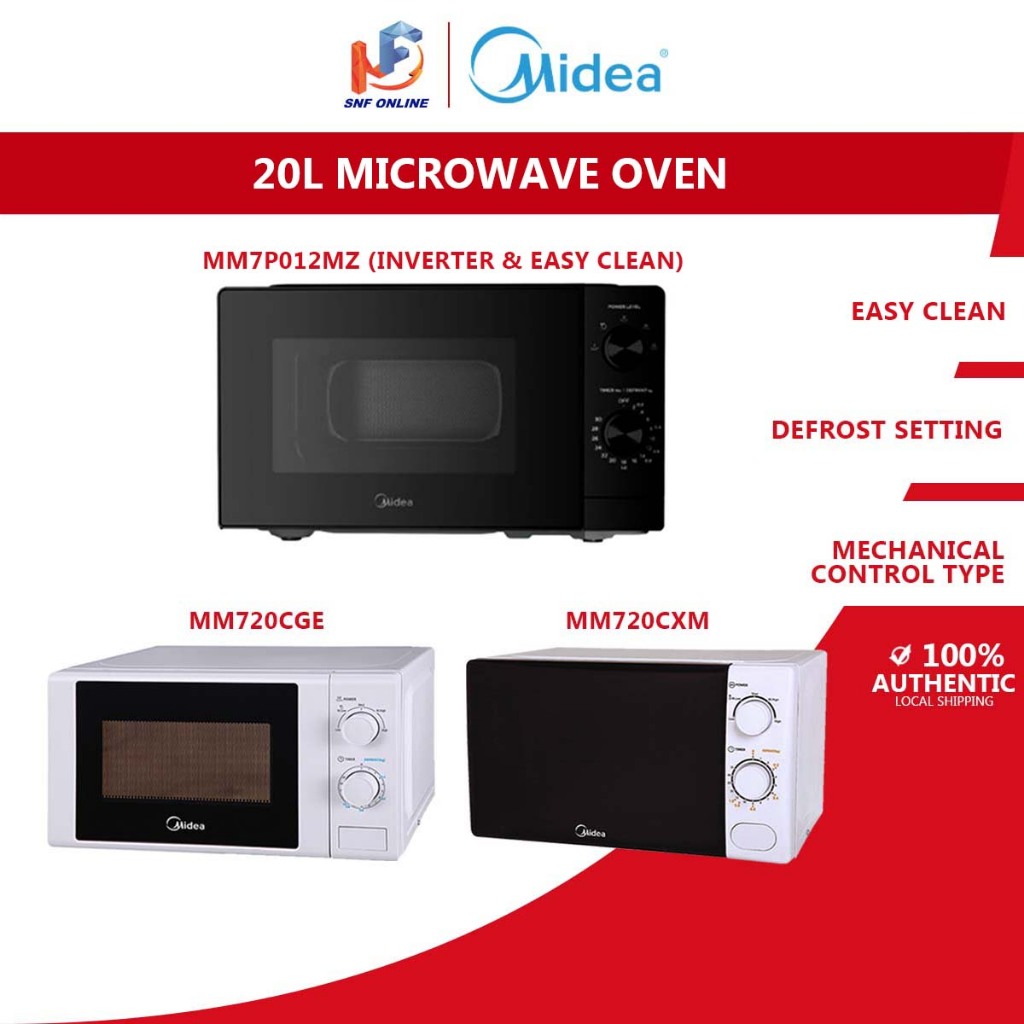 Midea Pemanas Lauk Microwave Oven (20L) MM720CXM MM720CGE MM7P012MZ