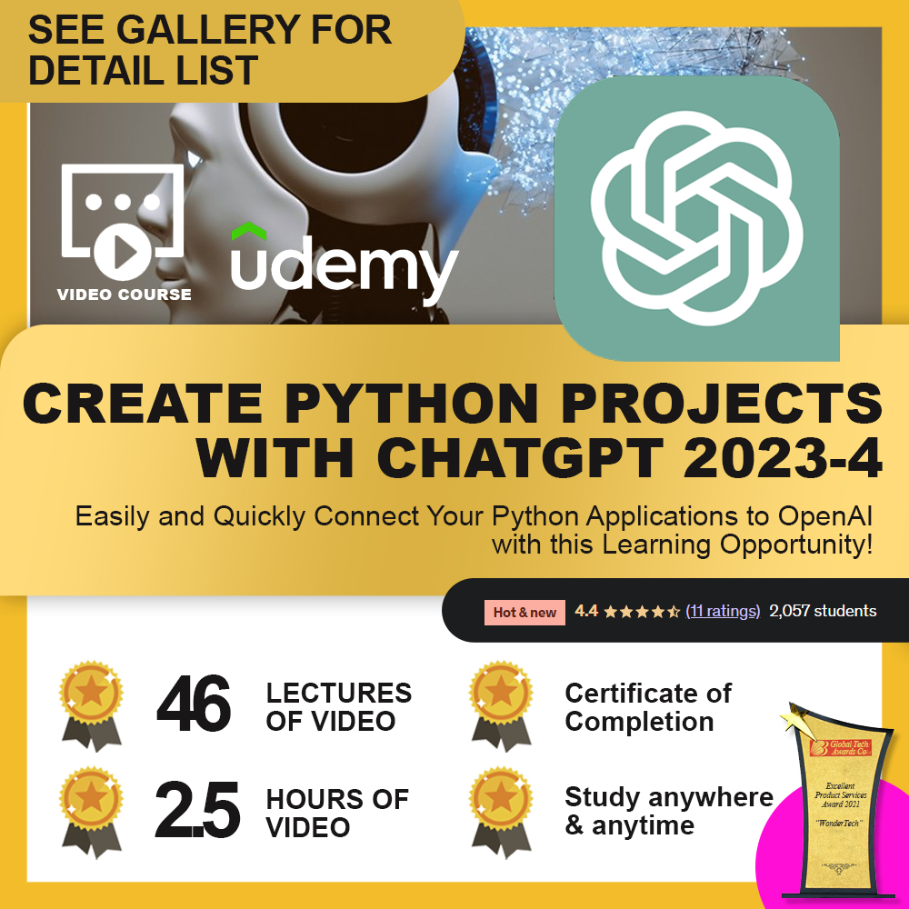 [Video Course] Create Python Projects with ChatGPT