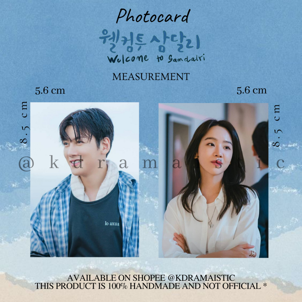 WELCOME TO SAMDALRI PHOTOCARD|MINI POSTER | FAN MADE|NETFLIX [KDRAMA MERCH]