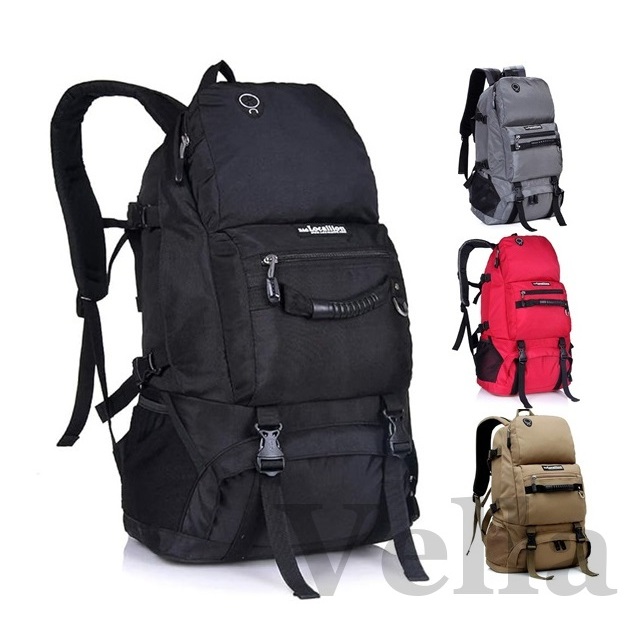 VELLA Large Outdoor Sport Adventure Backpack Travel Rain Cover Hiking Camping Climbing Beg Trekking Men Waterproof Bag