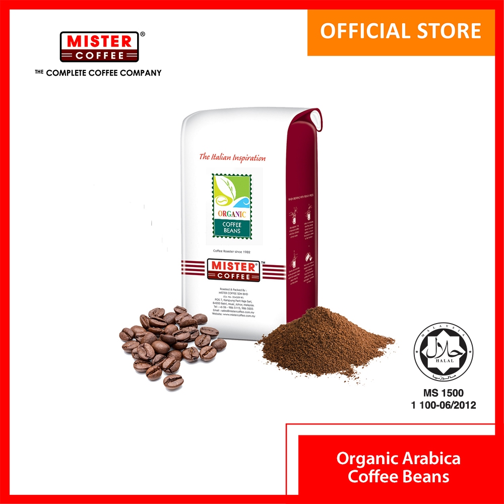 [Mister Coffee] Organic Arabica Coffee Bean/ Ground Coffee (500g)