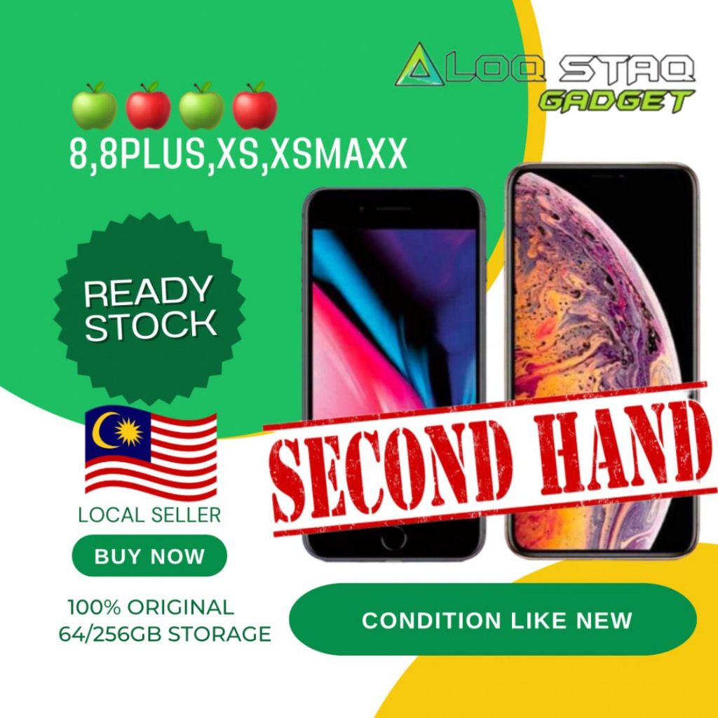✅(SECONDHAND) 8 / 8PLUS / XS / XSMAXX USED