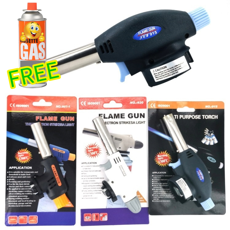 WS 503C 504C POWER BLOW TORCH LIGHTER FIXED GAS BUTANE CASSETTE TANK ADJUSTABLE FLAME KITCHEN COOKING BBQ WELDING TORCH