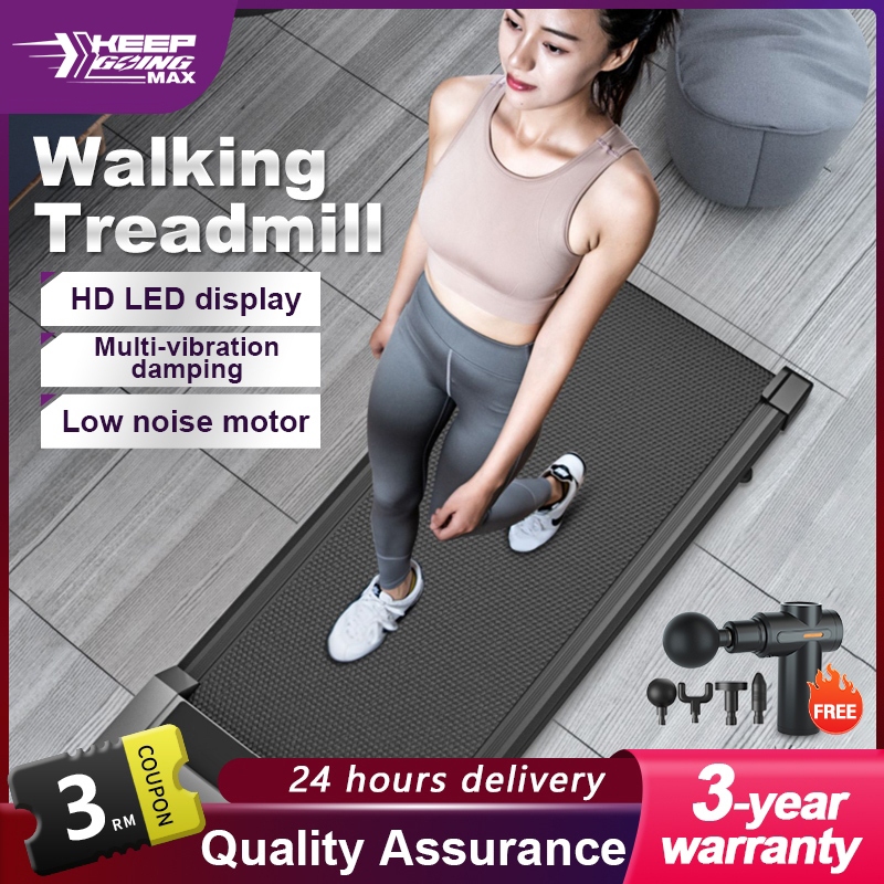 Treadmill Exercise Jogging Multi-Function Fitness Gym Workout Walking Treadmill Smart Running Pad Machine Foldable