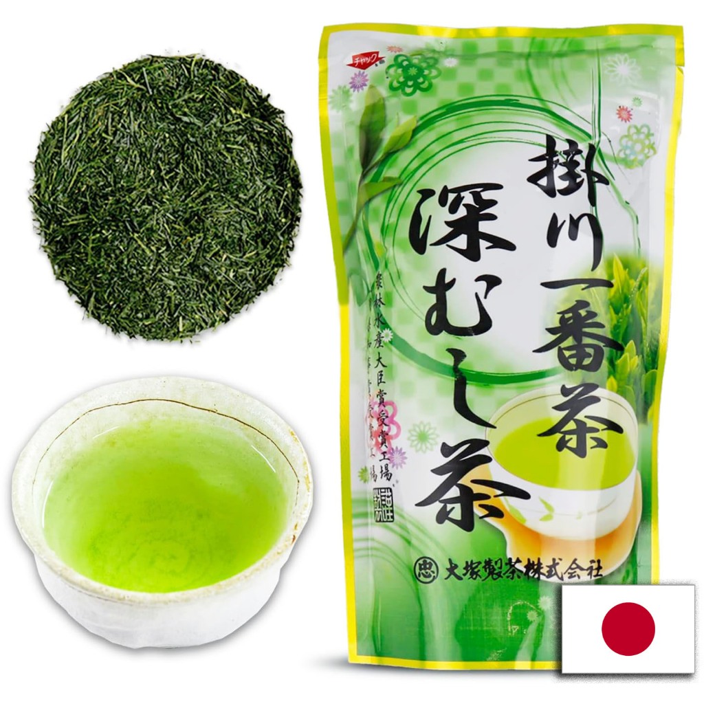 Otsuka Green Tea Co - Japan Kakegawa City Number One Deep Steamed Sencha Green Tea 300g - 100% Pure Sencha Green Tea Imported From Kakegawa City Shizuka Prefecture Japan ,Sugar-free, ship directly from Japan