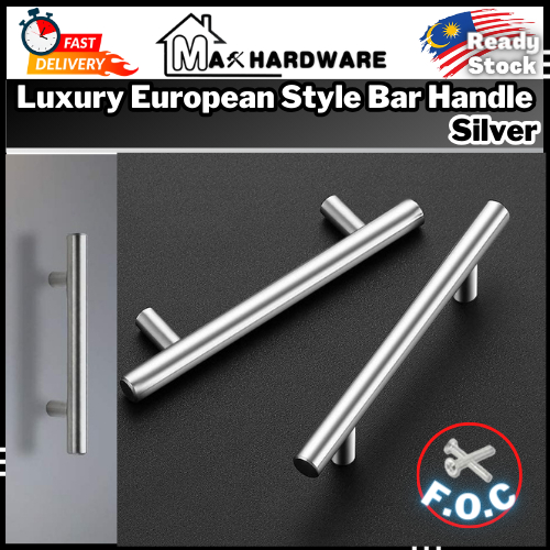 Luxury European Style (Stainless Steel ) Modern Bar Handle Drawer Cabinet Door Handle Furniture Handle