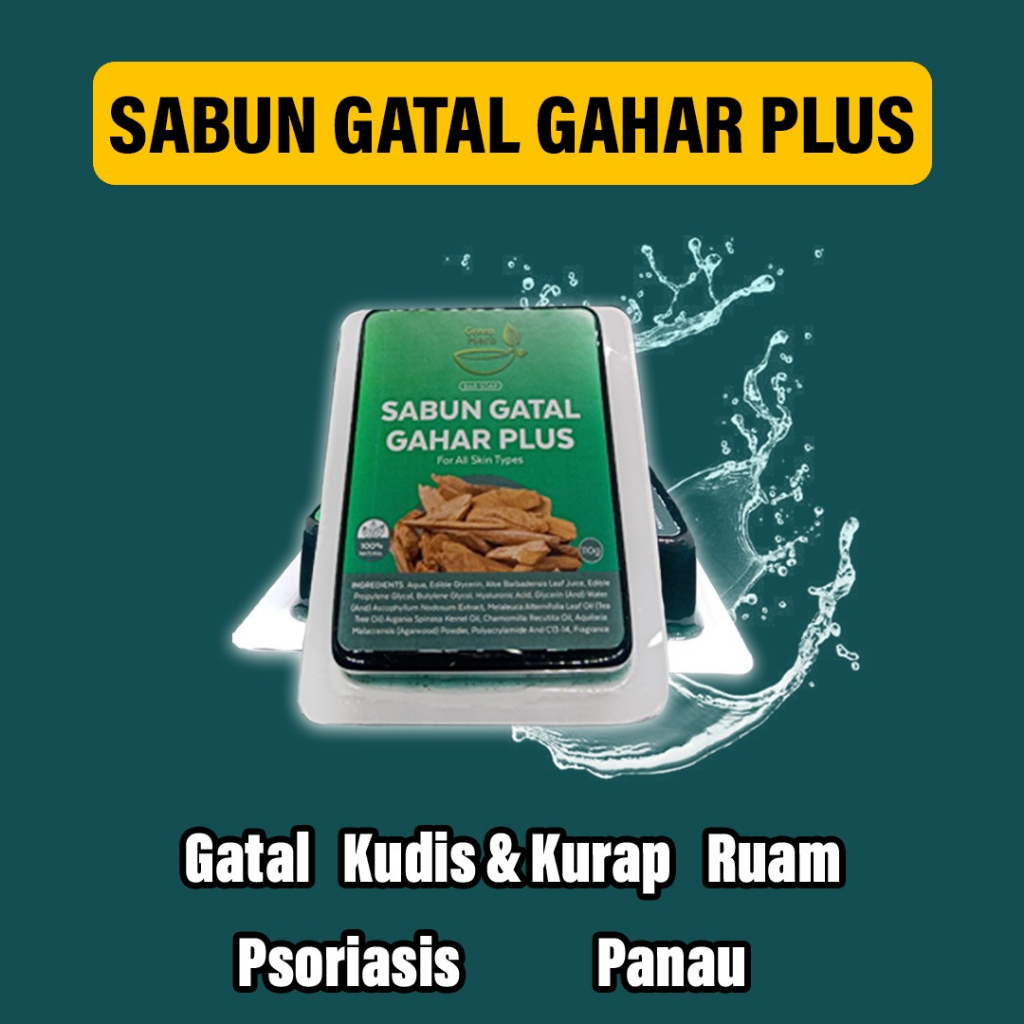 Sabun gatal Gahar Warisan Sabun Gatal Warisan Menghilangkan Kudis Kurap Gatal eczema READY STOCK