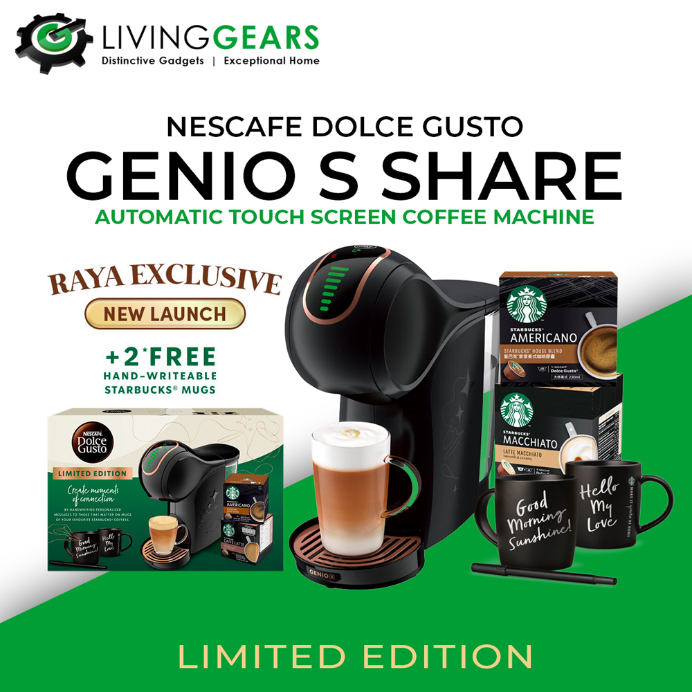 [FREE GIFT] Nescafe Dolce Gusto Malaysia Coffee Machine - S SHARE/Piccolo XS/Genio S Plus/Genio Touch/Genio 2/MiniMe