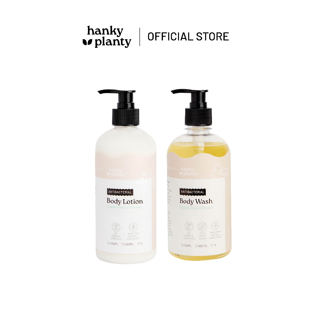 Hanky Planty Self-Care Savings Bundle 500ml Body Wash & Body Lotion