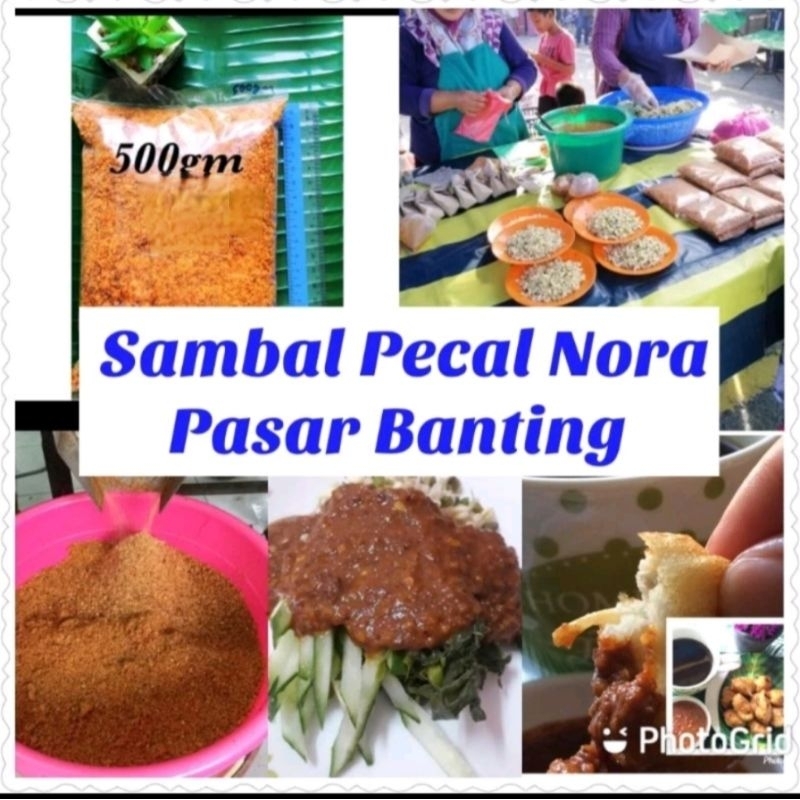 Sambal Pecal Nora Pasar Banting 500gm
