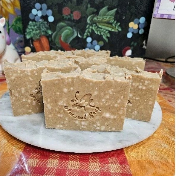 Sabun Khas Ekzema (Rice Bran Oil) (Body & face)(5):  ±100g, tha.boon @ ث.boon, homemade soap