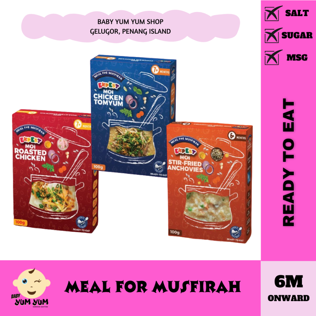 MEALFORMUSFIRAH TRAVEL FRIENDLY READY TO EAT PORRIDGE SUITABLE FOR 6MONTHS ABOVE