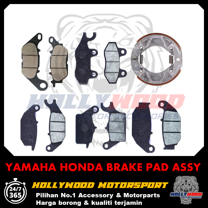 BRAKE PAD BREK LINING LC135 Y15 Y16 125ZR FZ150 R15 R25 NMAX NVX SOLARIZ AVANTIZ RS150 RSX VARIO ADV