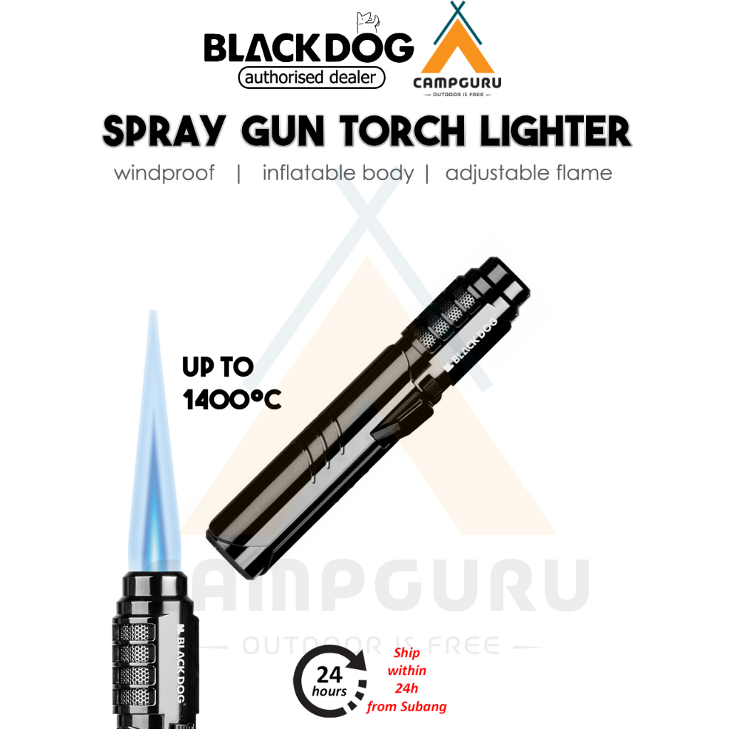 Blackdog Spray Gun Jet Torch Lighter Windproof Inflatable Body CBD2450PJ011 High End Pen Lighter