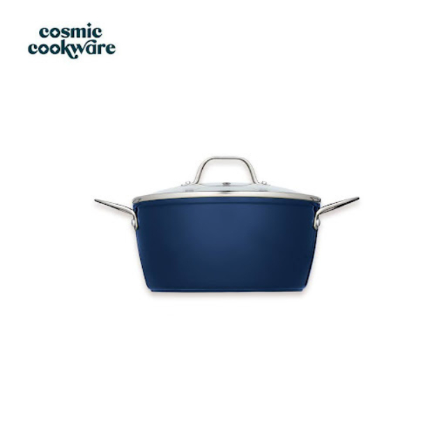 24cm Cosmo Casserole (4.4L) - Cosmic Cookware Non-toxic, Swiss Made Non-stick Ceramic Coating, FDA Approved