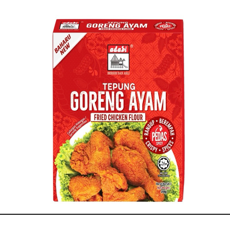 ADABI TEPUNG GORENG AYAM PEDAS 100g
