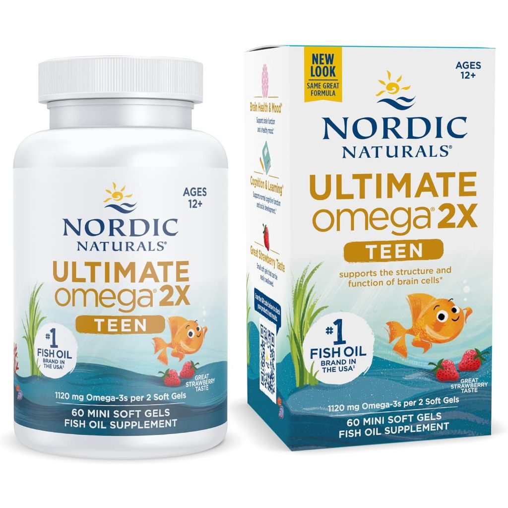 ⁑ᴘʀᴇ-ᴏʀᴅᴇʀ⁑ Nordic Naturals Ultimate Omega 2x Teen (ages 12+), 60 softgels ⁑ᴏʀɪɢɪɴᴀʟ ғʀᴏᴍ