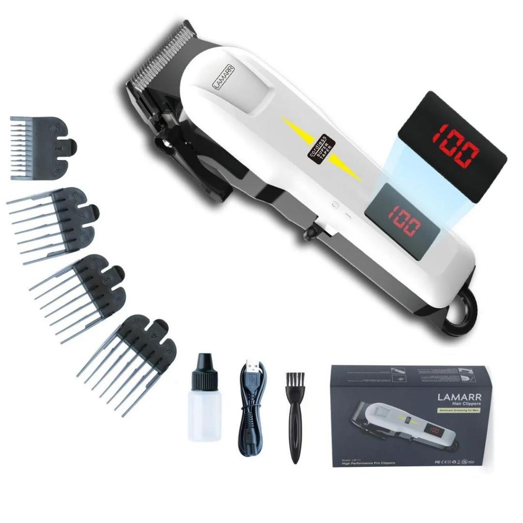 Hair Clippers for Men Cordless Barber Clippers Professional Hair Cutting Kit Rechargeable Beard Trimmer, Home Haircut &