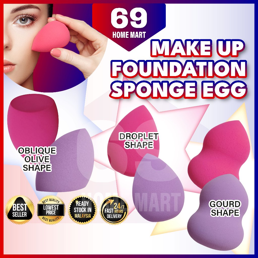 Make Up Sponge Foundation Sponge Egg Beauty Blender Makeup Cosmetic Puff Powder Blending Soft Sponges Cosmetic Tools