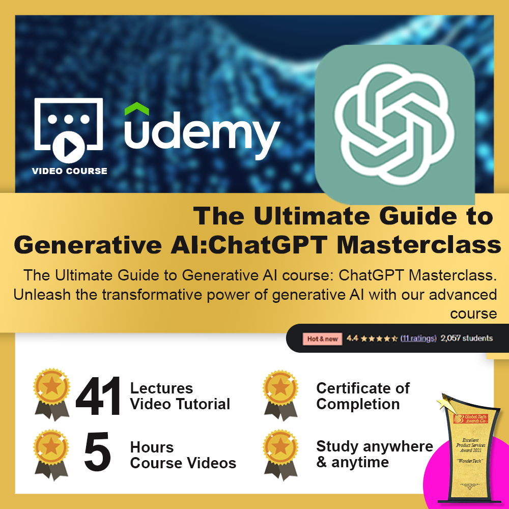 [Video Course] The Ultimate Guide to Generative AI: ChatGPT Masterclass