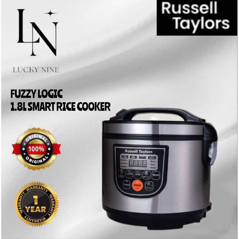 Fuzzy logic smart electric pot (1.8L) including steam rack/automatic lid/multi-function pot/ready stock