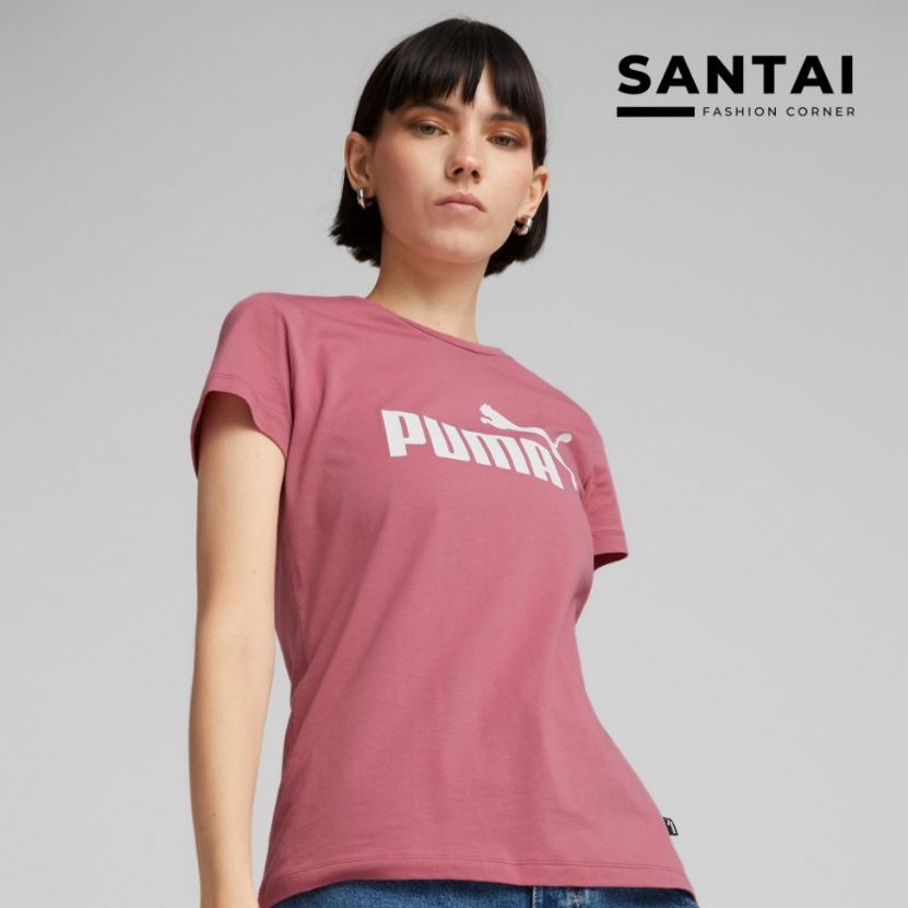 SFC PUMA Essential Logo Women T Shirt Perempuan Puma T Shirt 58677581