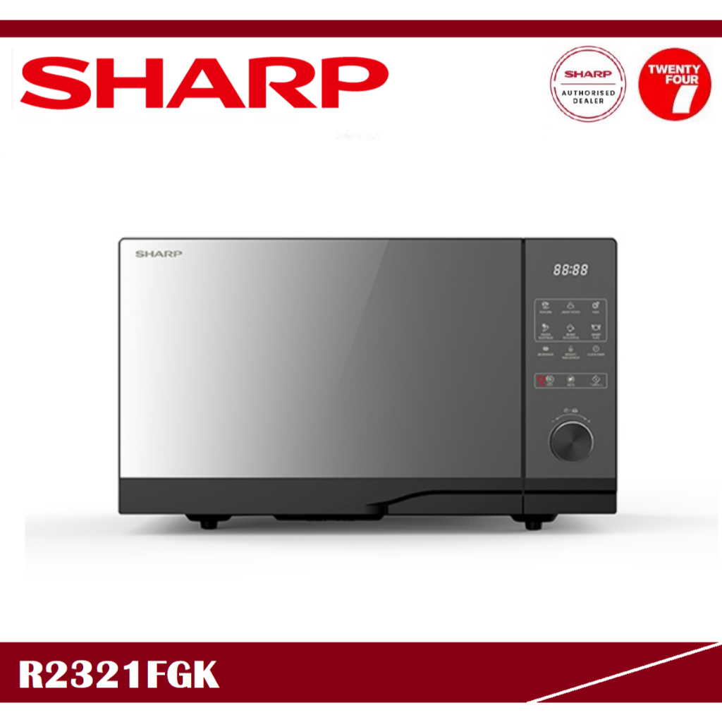 SHARP 23L Maintenance Digital Dial Flatbed Microwave Oven R2321FGK