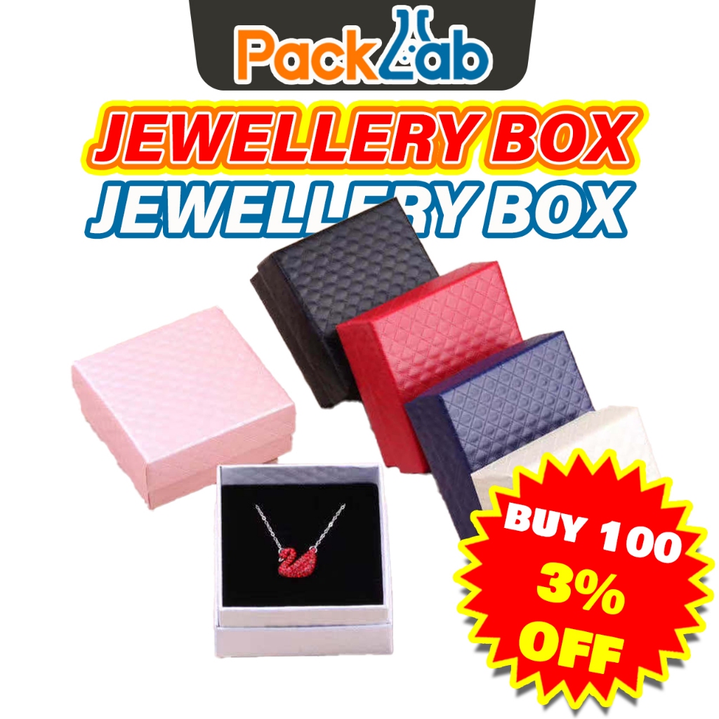 Jewellery Box Ring Box Kotak Cincin Necklace Earring Bracelet Jewelry Organizer Gift Box 首饰包装盒 项链盒