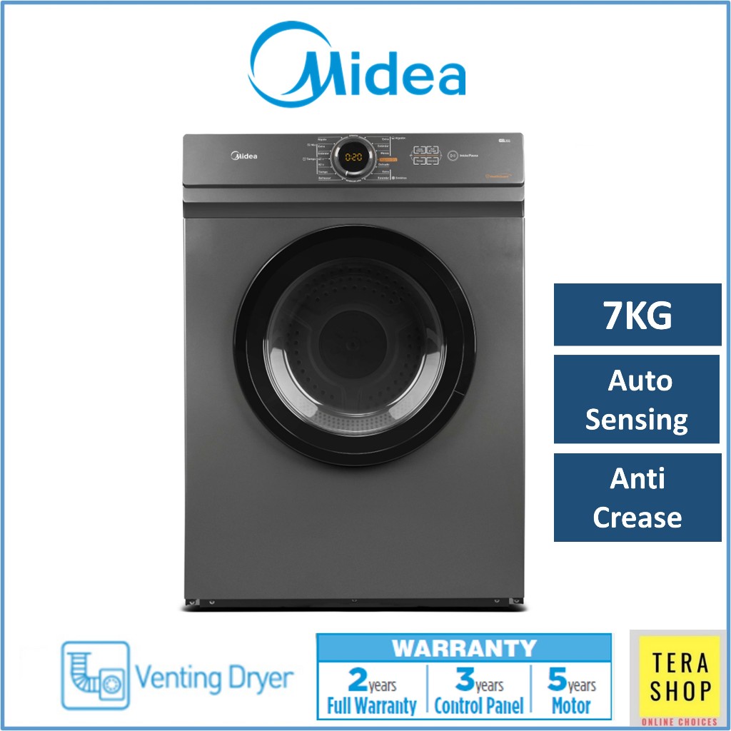 Midea MD-7388 / MD100A70 7KG / Khind CD819 8KG Vented Clothes Dryer  Mesin Pengering Baju