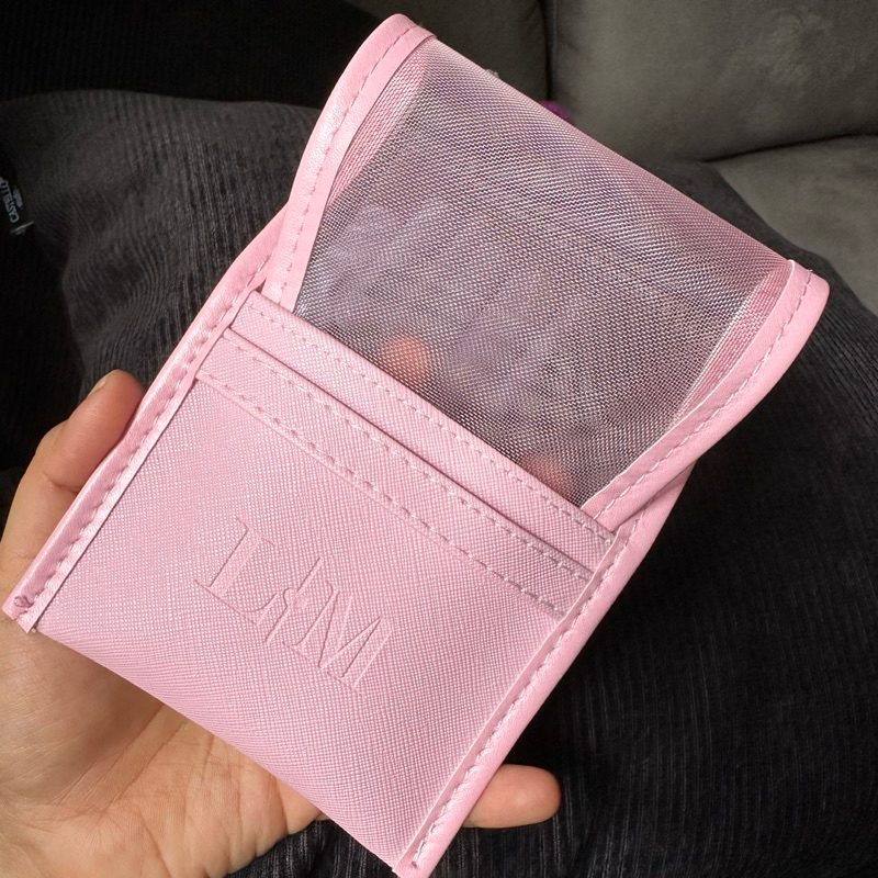 LM Pink Pouch for Mini Brushes (Brush not included)